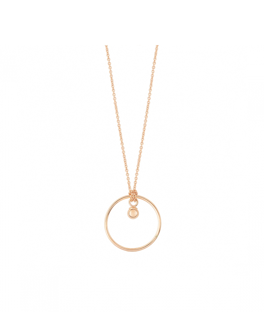 Collier Ginette NY Little Circle With Bead Or Rose