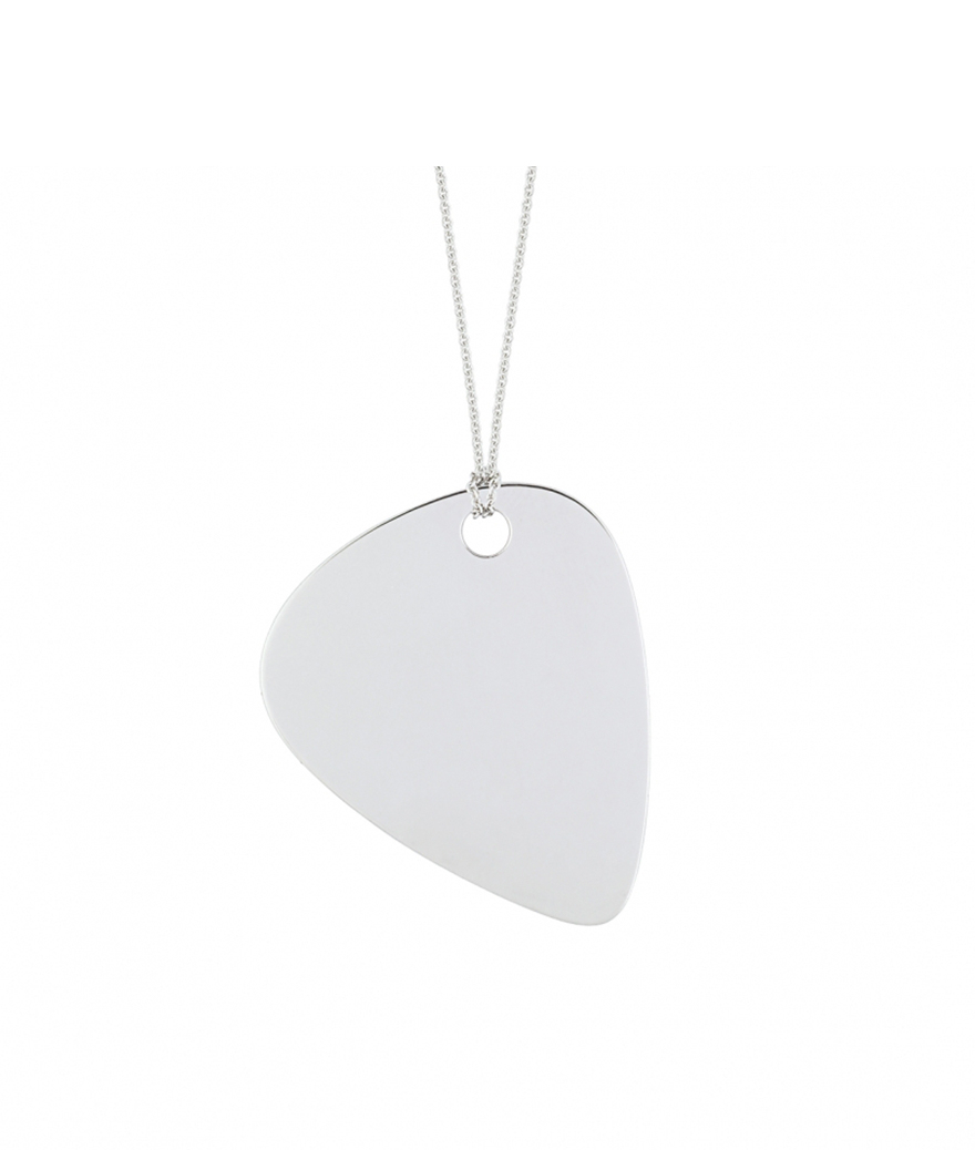 Collier Ginette NY Guitar Pick Or Blanc