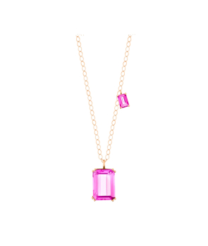 Collier Ginette NY Duo Cocktail Pink Topaz