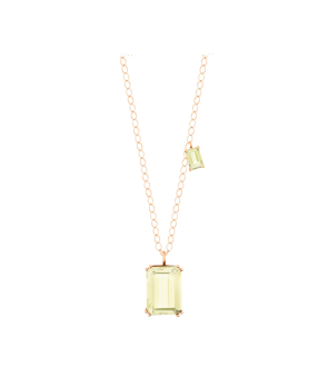 Collier Ginette NY Duo Cocktail Lemon Quartz