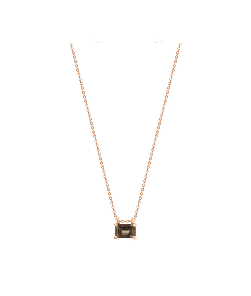 Collier Ginette NY Mini Cocktail Smoky Quartz