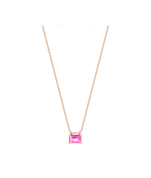 Collier Ginette NY Mini Cocktail Pink Topaz