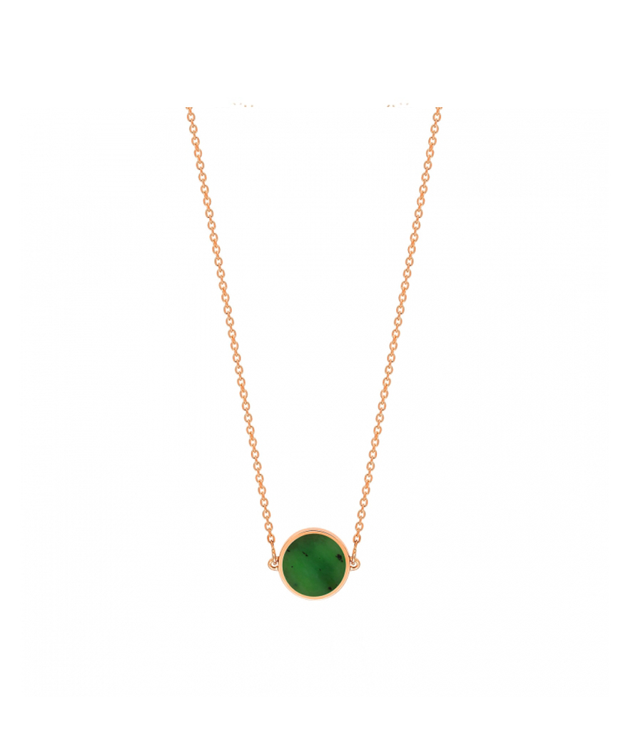 Collier Ginette NY Mini Ever or rose jade