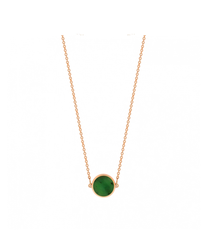 Collier Ginette NY Mini Ever or rose jade