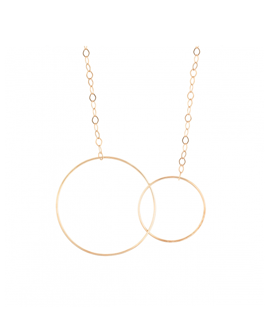 Collier Ginette NY Fusion Necklace or rose