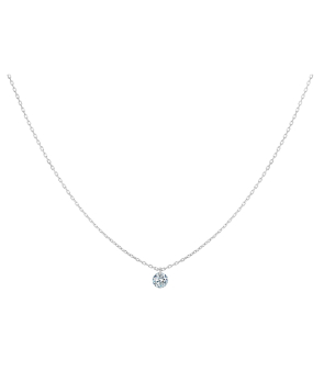 Collier La Brune Et La Blonde 360° or blanc diamant