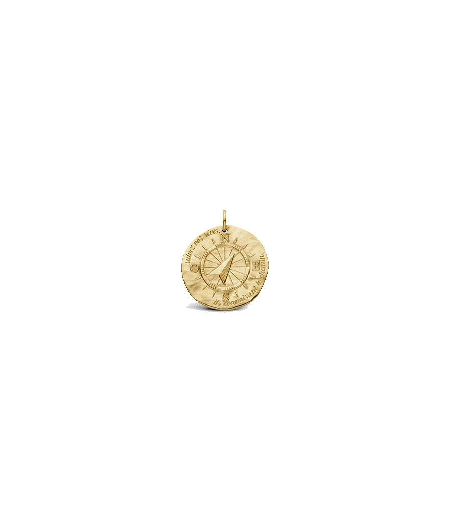 Médaille Arthus Bertrand La Boussole vermeil grand modèle