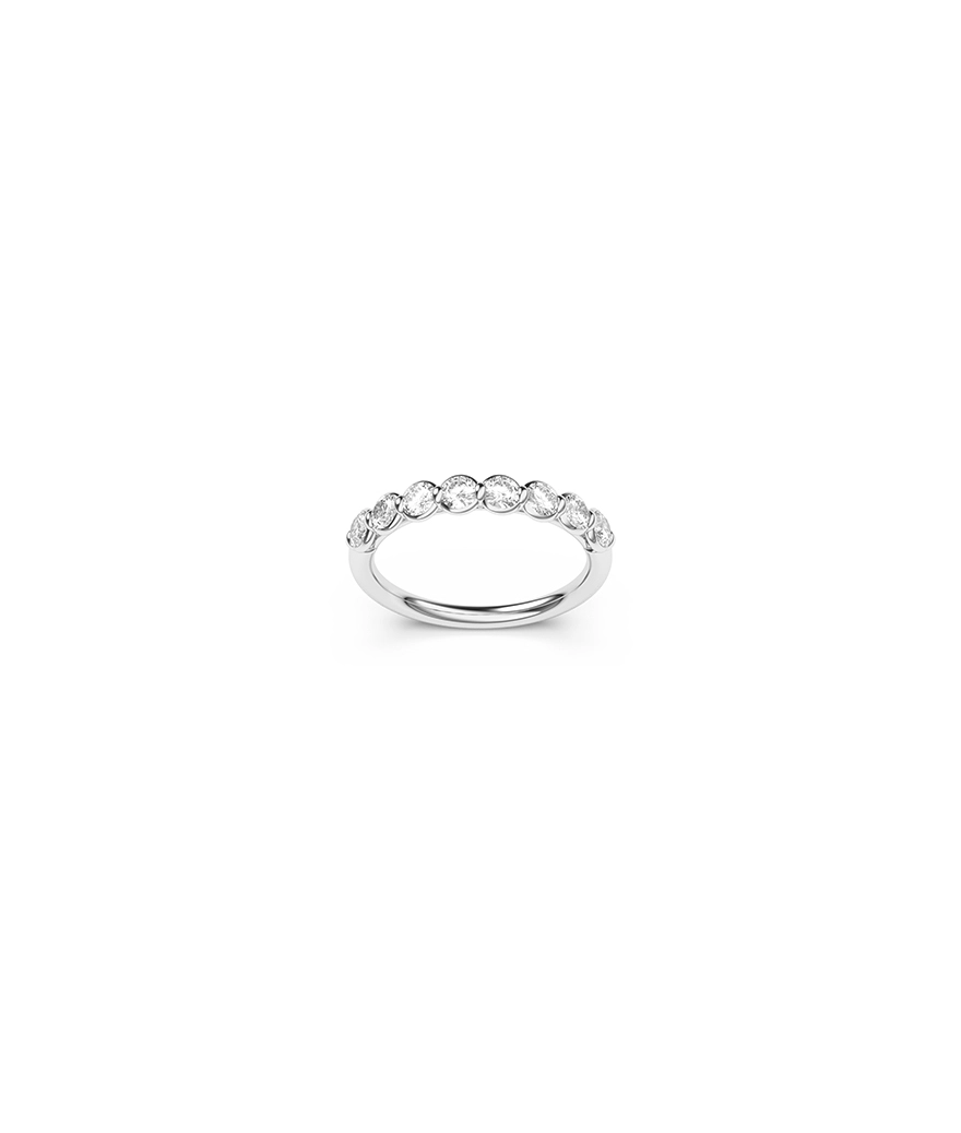 Alliance Mademoiselle Frojo or blanc diamants
