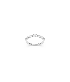 Alliance Mademoiselle Frojo or blanc diamants