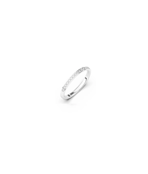 Alliance Mademoiselle Frojo or blanc diamants