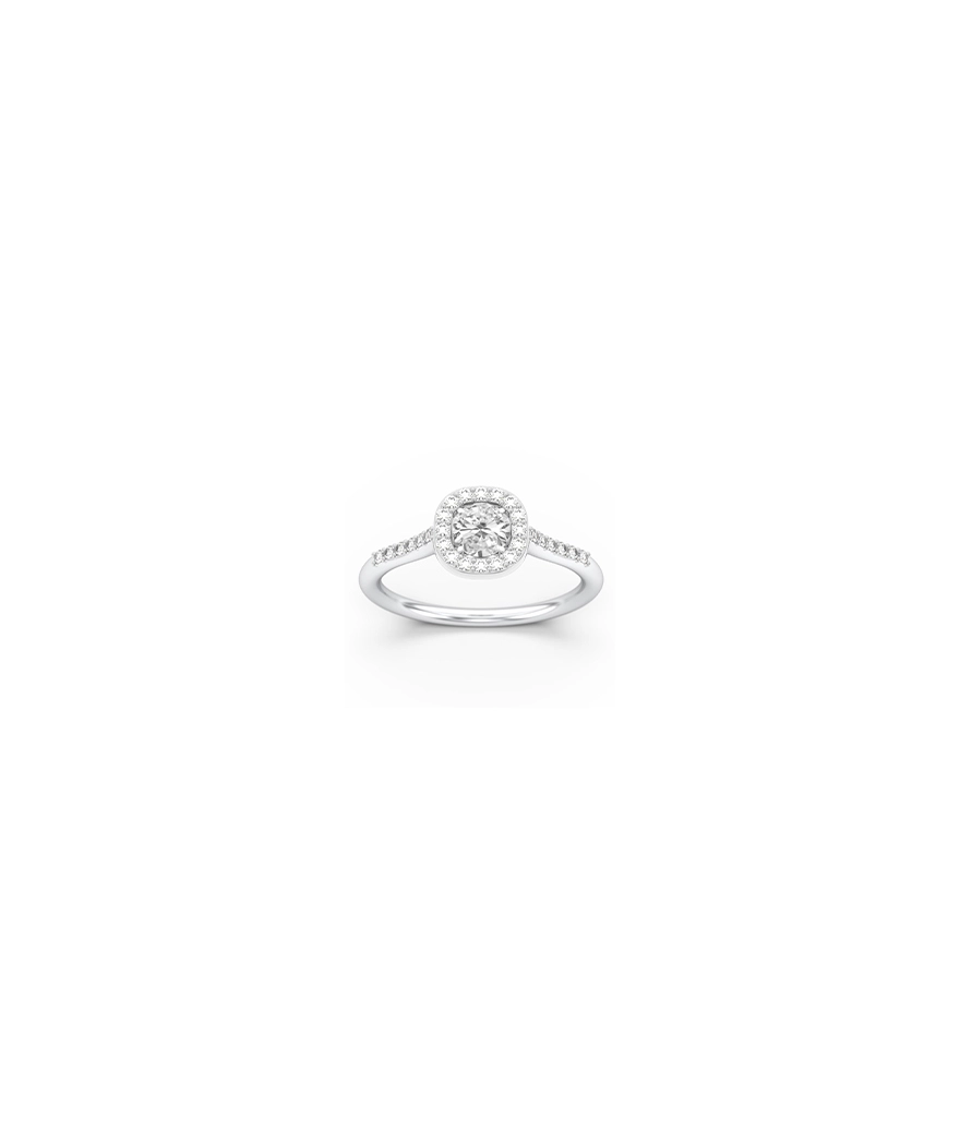 Bague Mademoiselle Frojo or blanc diamants
