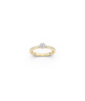 Bague Mademoiselle Frojo or jaune diamants