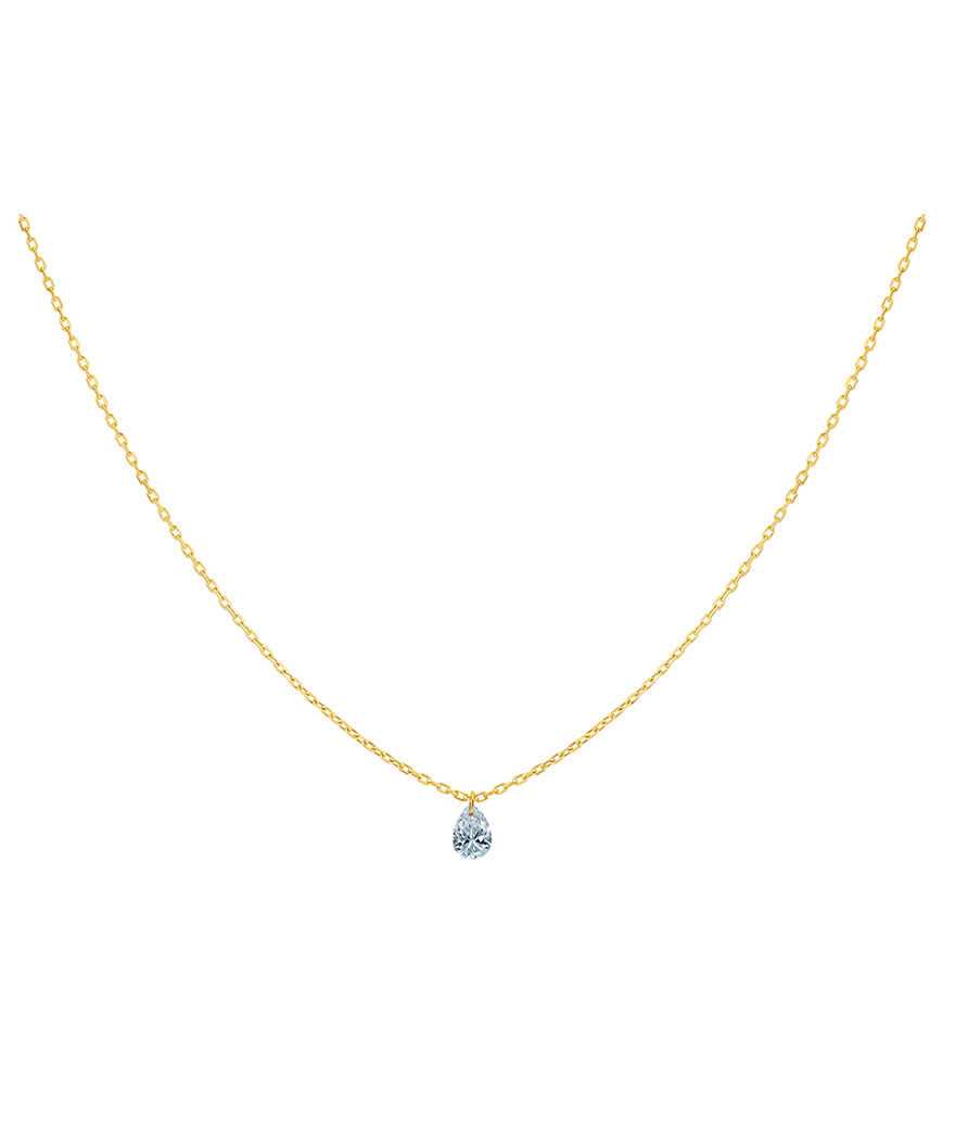 Collier La Brune et La Blonde 360° or jaune diamant