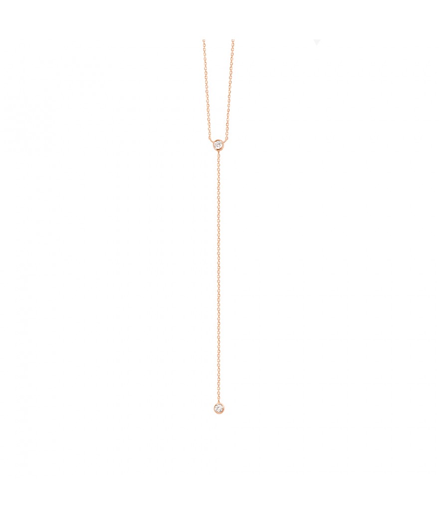 Collier Vanrycke One or rose diamants