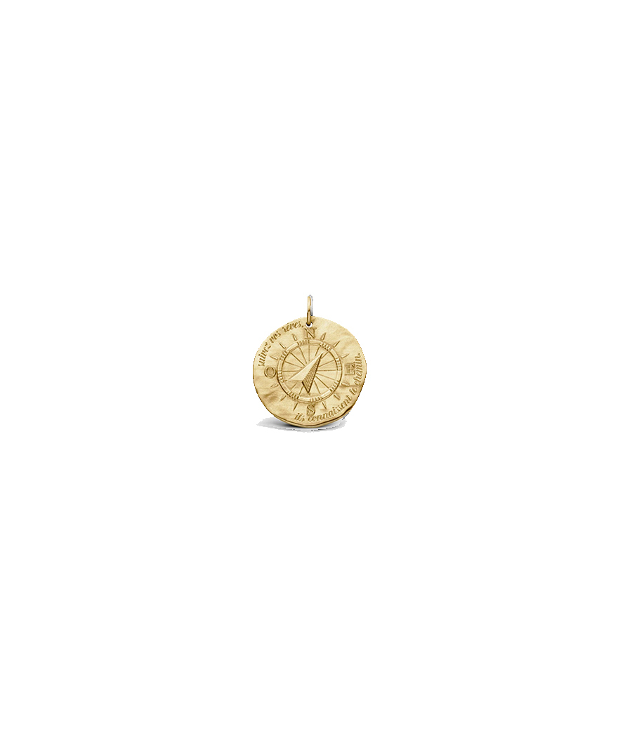 Médaille Arthus Bertrand Comédie La Boussole or jaune grand modèle