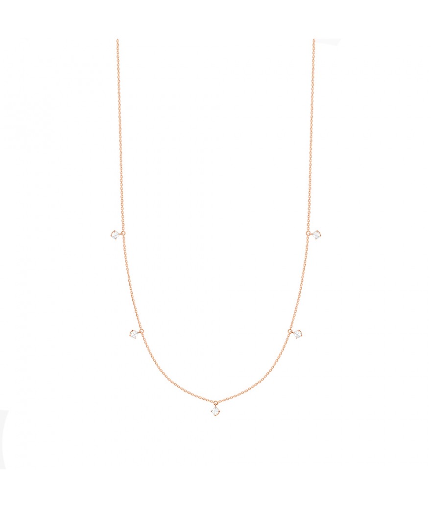 Collier Vanrycke Stardust or rose diamants