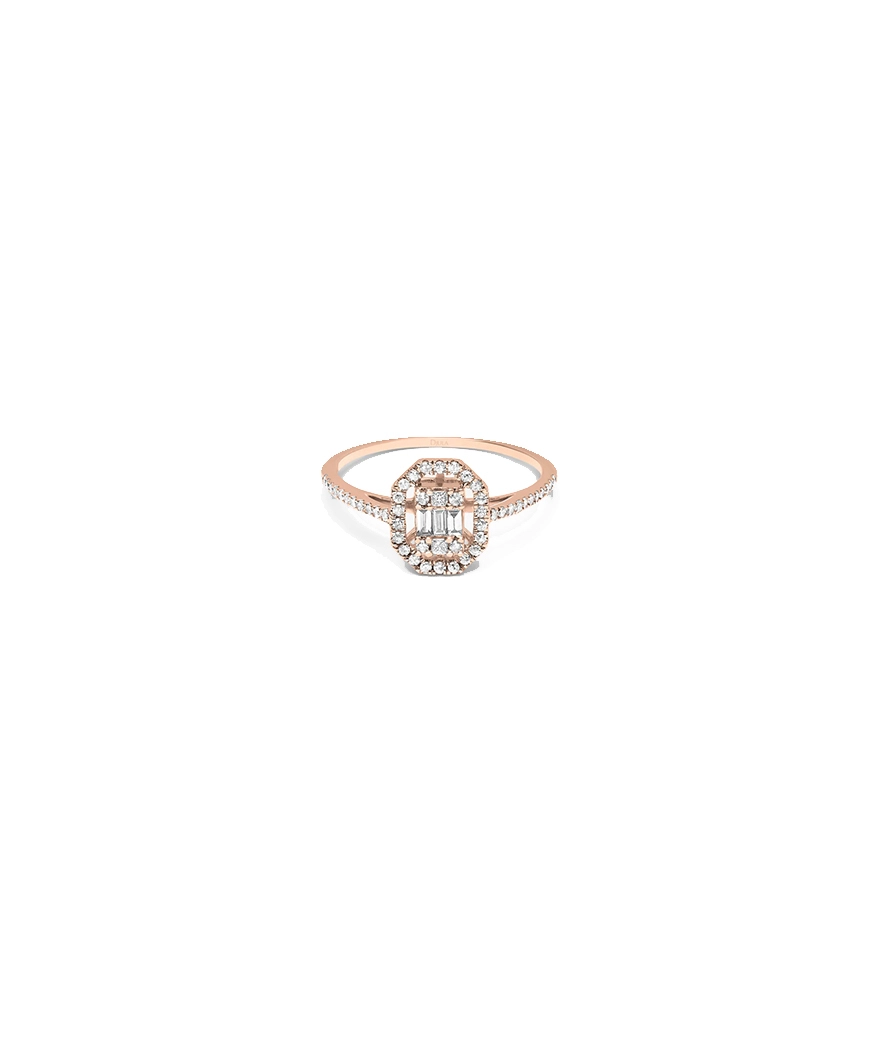 Bague Djula Baguette carré...