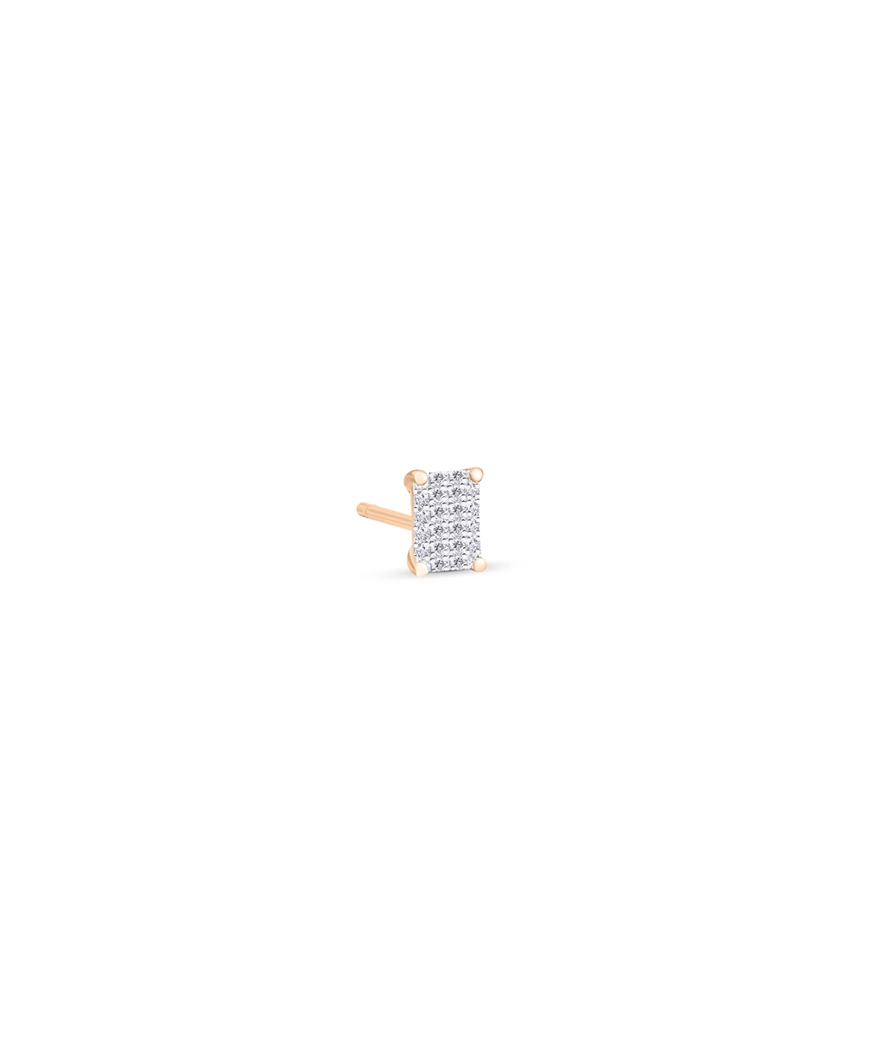 Mono Boucle Ginette NY Midnight or rose diamants