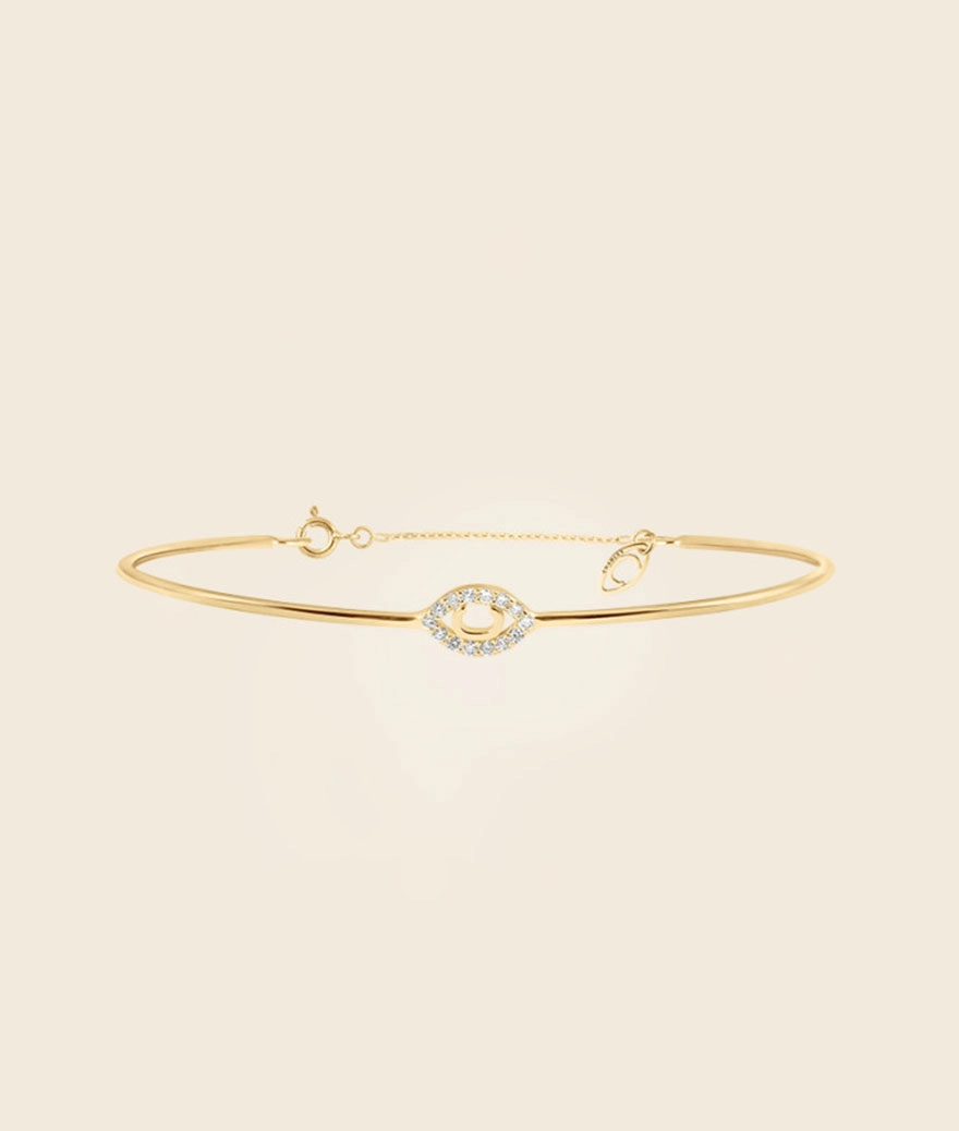 Jonc Charlet Iris diamant