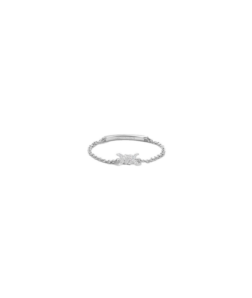 Bague Djula Chaine Barbelé...