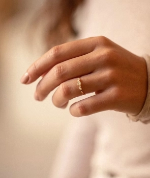 Bague Emmanuelle d'ortoli Ella or jaune et diamants