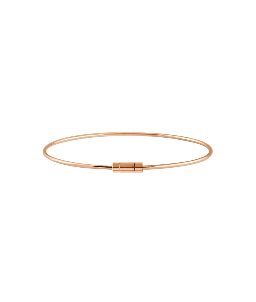 Jonc Vanrycke Le Fil de la Vie or rose taille 1