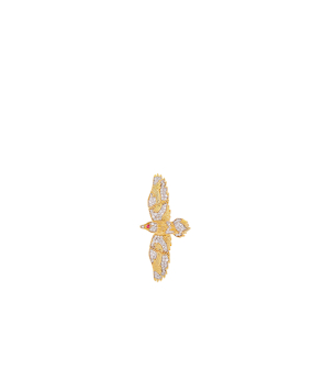 Mono Boucle Maria Battaglia Aria L’altore or jaune diamants rubis