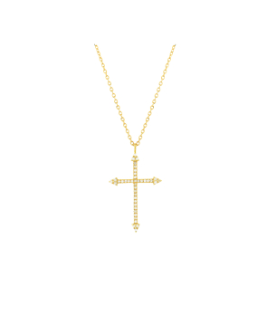 Collier Maria Battaglia Universu Battista or jaune diamants