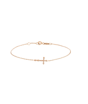 Bracelet Maria Battaglia Universu Niculinuccia or rose diamants