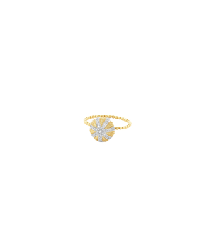 Bague Maria Battaglia Acqua Oursin PM or jaune diamants