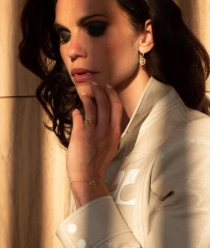 Bracelet Maria Battaglia Terra Rosula or rose diamants