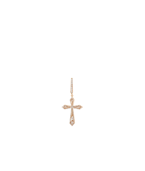 Mono Boucle Maria Battaglia Universu Anghjula or rose diamants