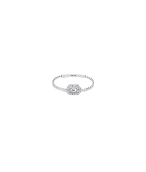 Bague Djula Beverly Hills Chaîne Grace or blanc diamants