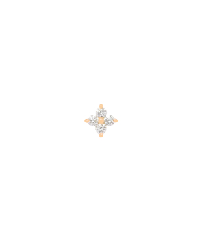 Piercing Djula Small Fleur or rose diamants