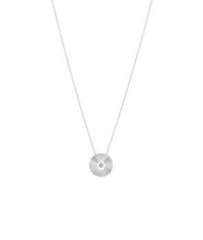 La Brune et La Blonde Mini Lune or blanc diamant
