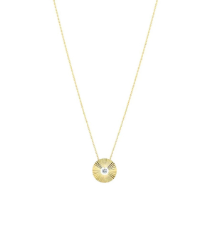 La Brune et La Blonde Mini Lune or jaune diamant
