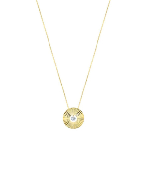 La Brune et La Blonde Pleine Lune or jaune diamant
