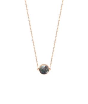 Collier Ginette NY Pixie Mini Ever or rose nacre noire