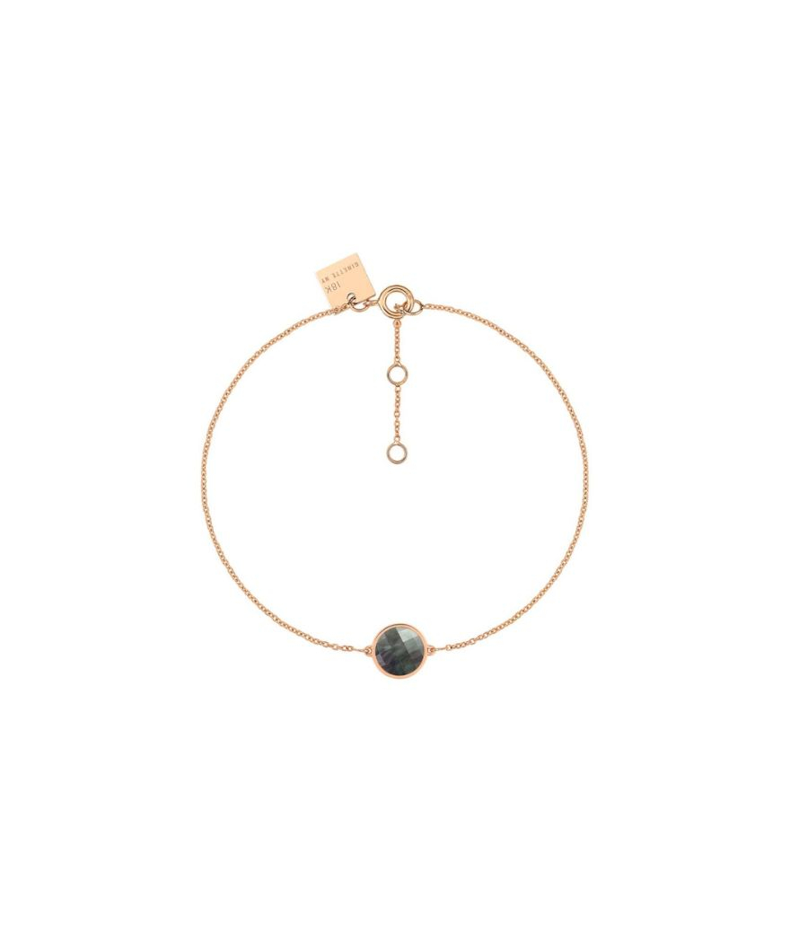 Bracelet Ginette NY Mini Pixie Ever or rose nacre noire