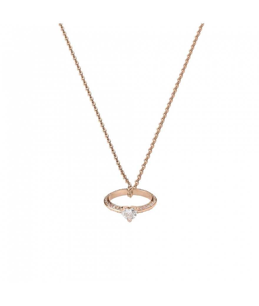 Collier Eakan Eve or rose diamants