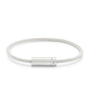 Bracelet Le Gramme Câble 9 Grammes argent lisse brossé