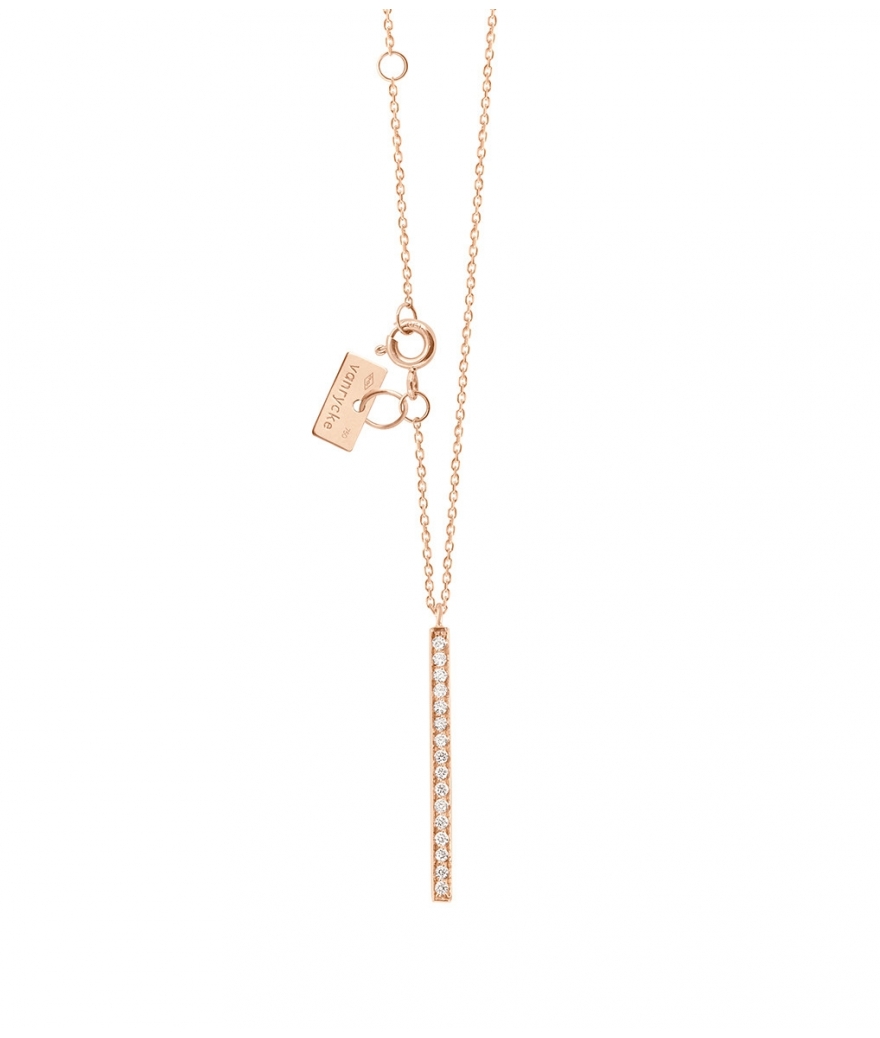 Collier Vanrycke Medellin or rose diamants