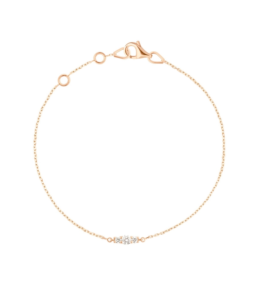 Bracelet Trilogie or rose...