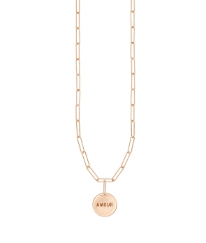 Collier Vanrycke Shaman amour or rose