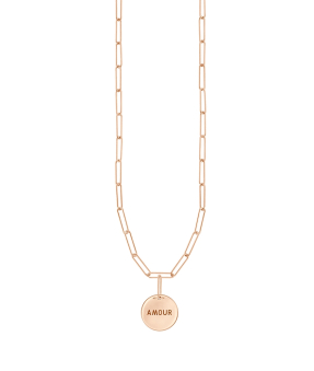 Collier Vanrycke Shaman amour or rose