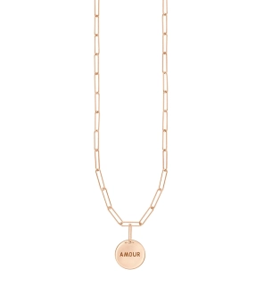 Collier Vanrycke Shaman amour or rose