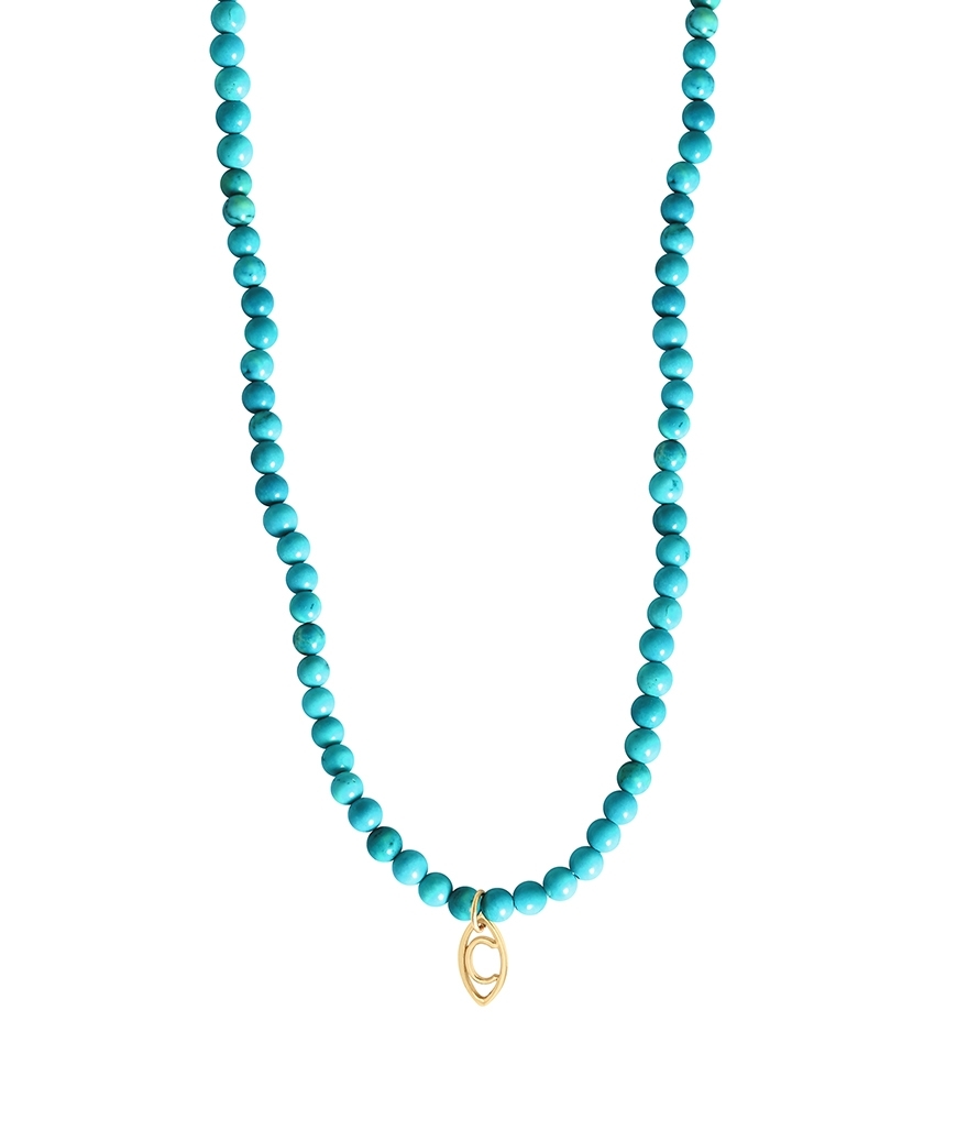 Collier de perles Origines Colors turquoise