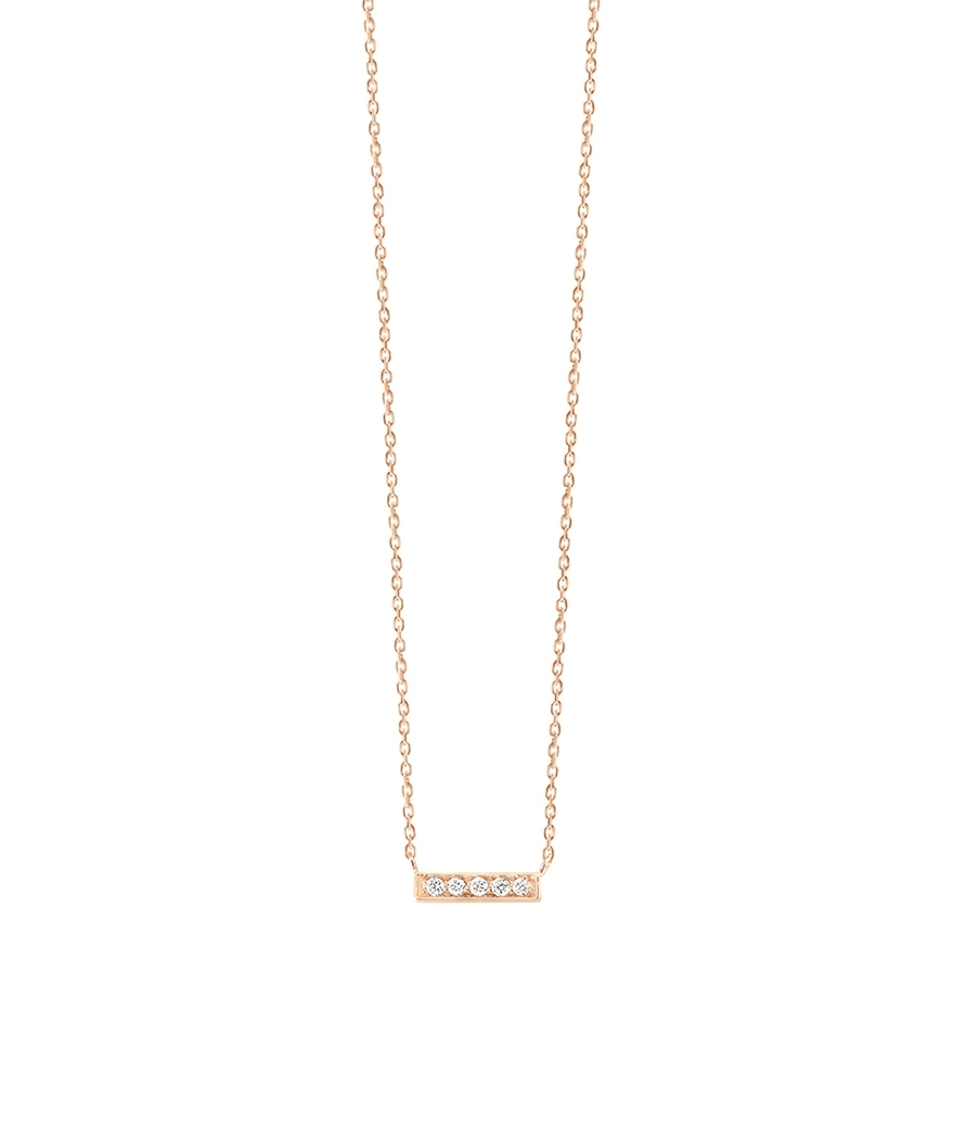 Collier Vanrycke Medellin or rose diamants