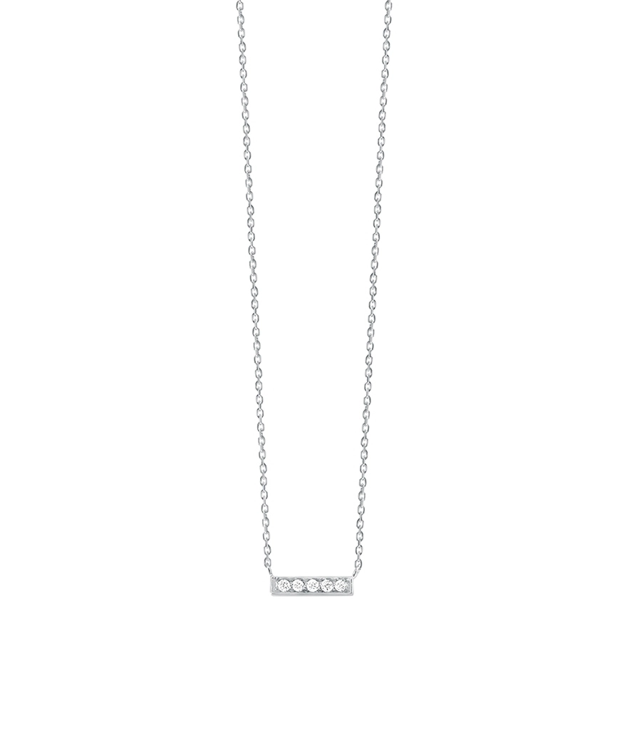 Collier Vanrycke Medellin or blanc diamants