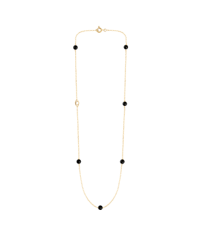 Collier Charlet Massilia or jaune onyx